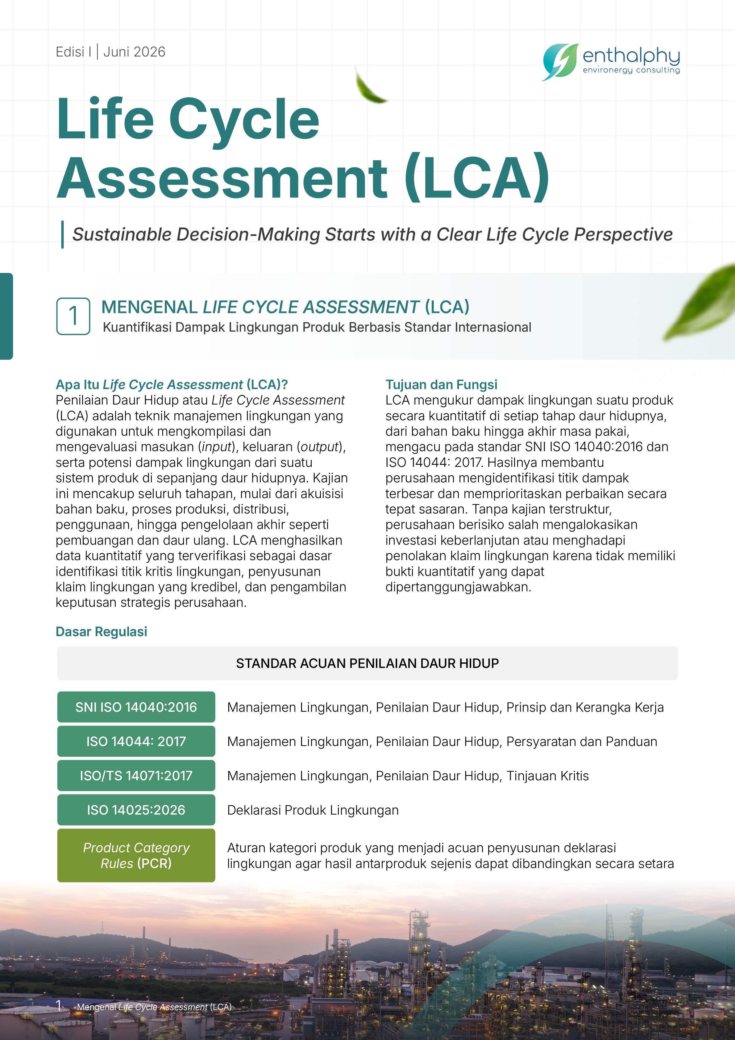 Life Cycle Assessment (LCA)