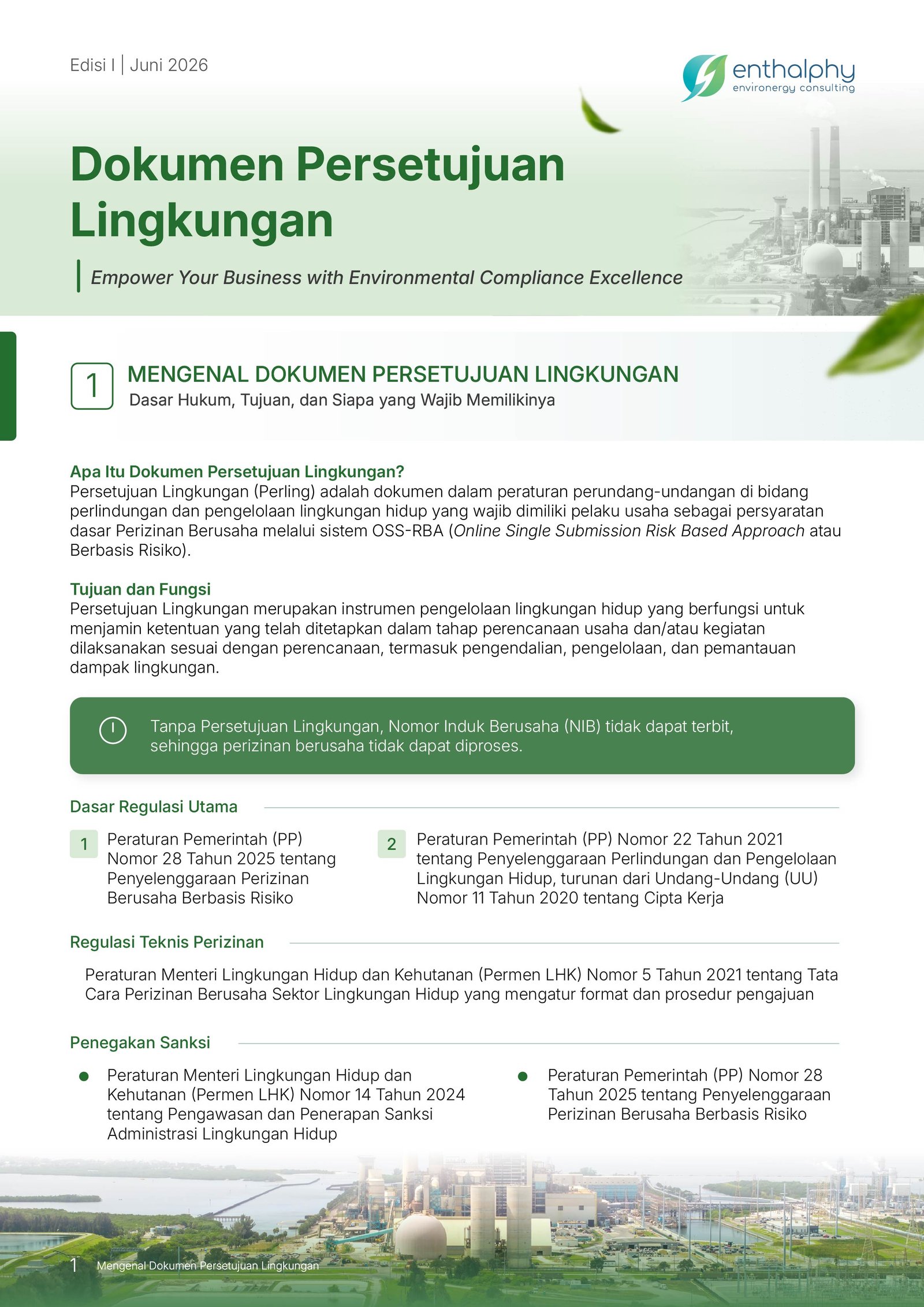 Dokumen Persetujuan Lingkungan