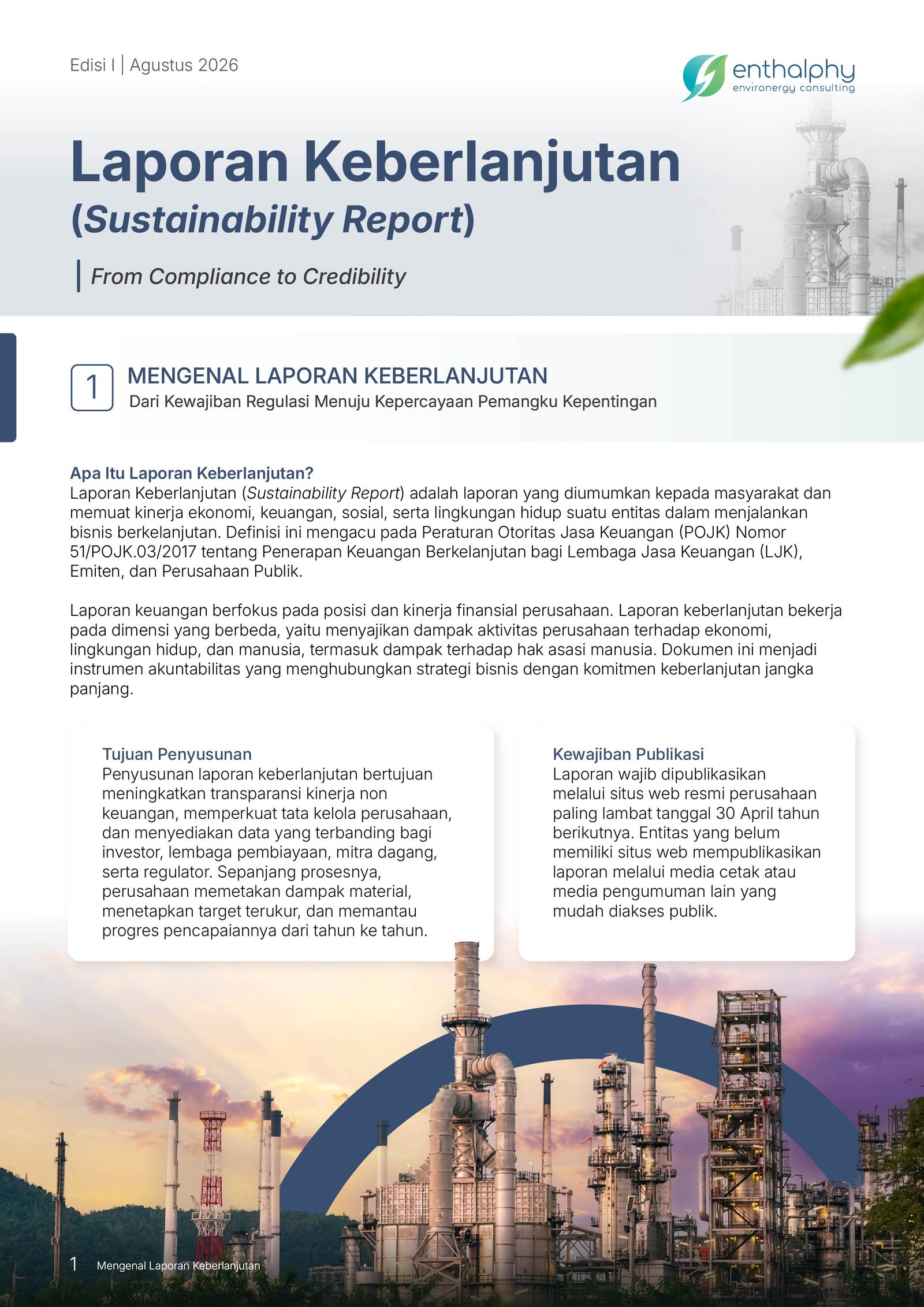Laporan Keberlanjutan (Sustainability Report)